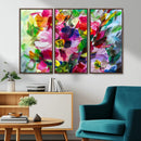Oil Flower Abstract Canvas Print by MyGreatCanvas | Canvas Wall Art Prints | Photo Prints & Wall Decor