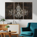 Rustic Chandelier Canvas Print by MyGreatCanvas | Canvas Wall Art Prints | Photo Prints & Wall Decor