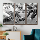 American Football Player Wall Art Canvas Print