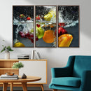 Kithen Vegetables World Wall Art Canvas Print