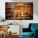 Rustic Whiskey and Barrel Canvas Print by MyGreatCanvas | Canvas Wall Art Prints | Photo Prints & Wall Decor