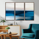 Dark Blue Abstract Wall Art Canvas Print by MyGreatCanvas | Canvas Wall Art Prints | Photo Prints & Wall Decor