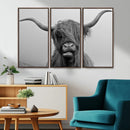 Texas Cow Wall Art Canvas, Texas Longhorn Cattle Canvas by MyGreatCanvas | Canvas Wall Art Prints | Photo Prints & Wall Decor