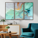 Colorful Marble Fluid Effect Canvas Wall Art Print by MyGreatCanvas | Canvas Wall Art Prints | Photo Prints & Wall Decor