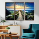 Mountain and Sunset Wall Art Canvas Print by MyGreatCanvas | Canvas Wall Art Prints | Photo Prints & Wall Decor