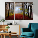 Foggy Forest Wall Art Landscape Canvas Print