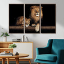 Lion Canvas Wall Art – Majestic Animal Print Artwork for by MyGreatCanvas | Canvas Wall Art Prints | Photo Prints & Wall Decor