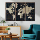 World Map Canvas Print – Detailed Map of the World Wall Art by MyGreatCanvas | Canvas Wall Art Prints | Photo Prints & Wall Decor