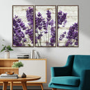Lavender Canvas Wall Art Flower Print
