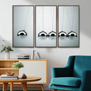 Newton's Cradle Wall Art Canvas Print, Framed Newton Cradle