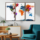 World Map Canvas Print – Detailed Map of the World Wall Art by MyGreatCanvas | Canvas Wall Art Prints | Photo Prints & Wall Decor