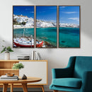 Santorini Wall Art Canvas Print