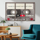 Music Cassette Iconic Wall Art Canvas Print by MyGreatCanvas | Canvas Wall Art Prints | Photo Prints & Wall Decor
