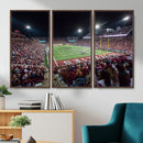 Washington-Grizzly Stadium Canvas Print, American Football