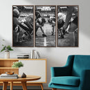 American Football Wall Art Canvas Print Framed Stadium Sport