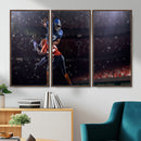 American Football Wall Art Canvas Print, Stadium Sport Wall