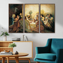 Last Supper Wall Art Canvas Print, Framed Jesus Painting Art