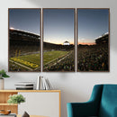 Oregon Ducks Football Team Print - Eugene Autzen Stadium
