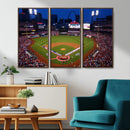 St. Louis Cardinals Baseball Team Print - Busch Stadium Wall by MyGreatCanvas | Canvas Wall Art Prints | Photo Prints & Wall Decor