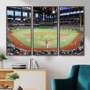 Texas Rangers Baseball Team Print - Arlington Globe Life