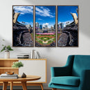 San Diego Padres Baseball Team Print - Petco Park Stadium by MyGreatCanvas | Canvas Wall Art Prints | Photo Prints & Wall Decor