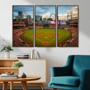 St. Louis Cardinals Baseball Team Print - Busch Stadium Wall