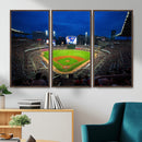 Truist Park Night Game Canvas Art - Atlanta Braves Stadium