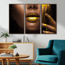 African American Art Black Woman Canvas Print, African Wall