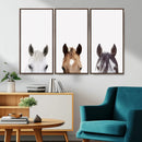 Horse Prints Set, Set of 3 Horse Wall Art, Horses Portraits, by MyGreatCanvas | Canvas Wall Art Prints | Photo Prints & Wall Decor