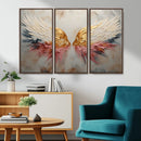 Golden Angel Wings Wall Art Canvas Print – Stunning Abstract by MyGreatCanvas | Canvas Wall Art Prints | Photo Prints & Wall Decor