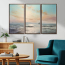 Abstract Ocean Wall Art - Boat Wall Art Canvas Print by MyGreatCanvas | Canvas Wall Art Prints | Photo Prints & Wall Decor