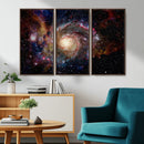 Nebula and Galaxies in Space Wall Art Canvas Print, Spiral