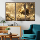 Golden Buddha Wall Art | Yoga Room Decor and Meditation Room by MyGreatCanvas | Canvas Wall Art Prints | Photo Prints & Wall Decor