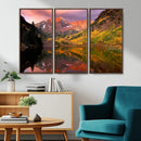 Colorado Rockies Mountain Sunset Wall Art | Ready to Hang by MyGreatCanvas | Canvas Wall Art Prints | Photo Prints & Wall Decor