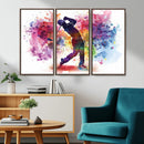 Colorful Golfer Swing Wall Art Canvas Print - Ready to Hang, by MyGreatCanvas | Canvas Wall Art Prints | Photo Prints & Wall Decor