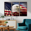 American Flag Eagle Symbol Wall Art, American Flag Eagle by MyGreatCanvas | Canvas Wall Art Prints | Photo Prints & Wall Decor