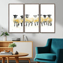 Farmhouse Wall Art Sheep Print | Ready to Hang Framed Canvas by MyGreatCanvas | Canvas Wall Art Prints | Photo Prints & Wall Decor