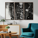 Winter Horse Snow Wall Art Canvas Print