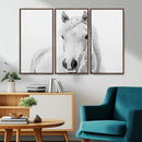 Majestic White Horse Wall Art | Ready to Hang and Framed |