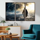 Jesus Walking Water Wall Art – Inspirational Christian