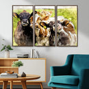 Curious Cows Farmhouse Wall Art | Ready to Hang and Framed
