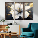 White Flower Wall Art Canvas Print | Ready to Hang |