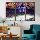 Madison New York Rangers Hockey Stadium Wall Art Canvas
