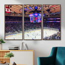 Madison New York Rangers Hockey Stadium Wall Art Canvas