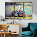 Banksy Life is Short Wall Art - Iconic Graffiti Art on by MyGreatCanvas | Canvas Wall Art Prints | Photo Prints & Wall Decor