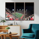 Houston Cougars Football Team Print - Houston TDECU Stadium