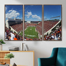 Virginia Tech Hokies Football Team Print - Blacksburg Lane