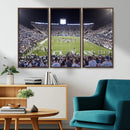 Brigham Young University Cougars Football Print Canvas -