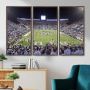 Brigham Young University Cougars Football Print Canvas -