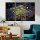 University of North Texas Mean Green Football Artwork, by MyGreatCanvas | Canvas Wall Art Prints | Photo Prints & Wall Decor